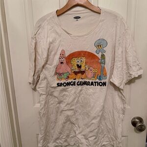 Old Navy SpongeBob T-Shirt - Cream
